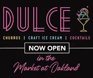Dulce Churros, Ice Cream & Cocktails in the Market at Oakland. Churros. Craft Ice Cream. Cocktails.