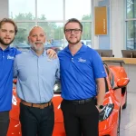 Starling Chevrolet GM Joe Sarro (center) with his sons Jarrett and Joey.