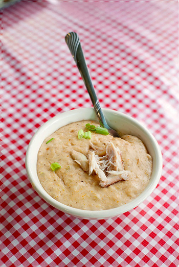 A bowl of Seewee Restaurant's She-crab Soup.